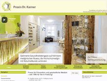 Tablet Screenshot of praxis-karner.de